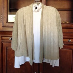 EILEEN FISHER LINEN SWEATER M